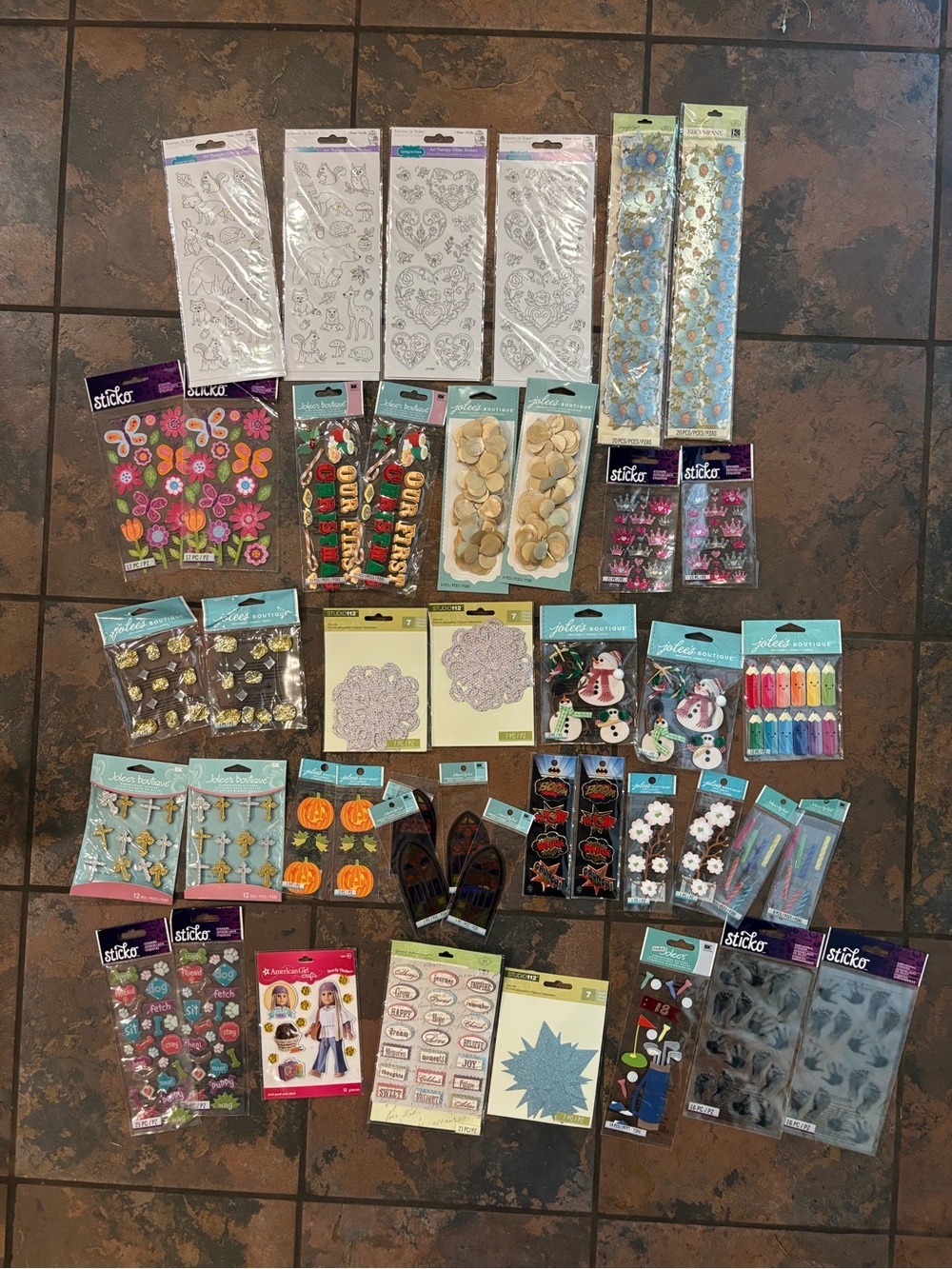 Scrapbooking bundle stickers and more #7